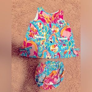 Lilly Pulitzer infant shift dress - peel and eat